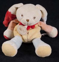 Baby Nat Bunny Rabbit Plush Lovey Rattle